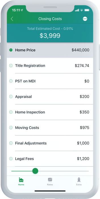 closing cost calculator mobile home