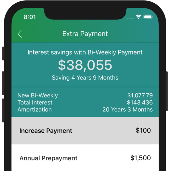 Increase your payment and be surprised with savings​