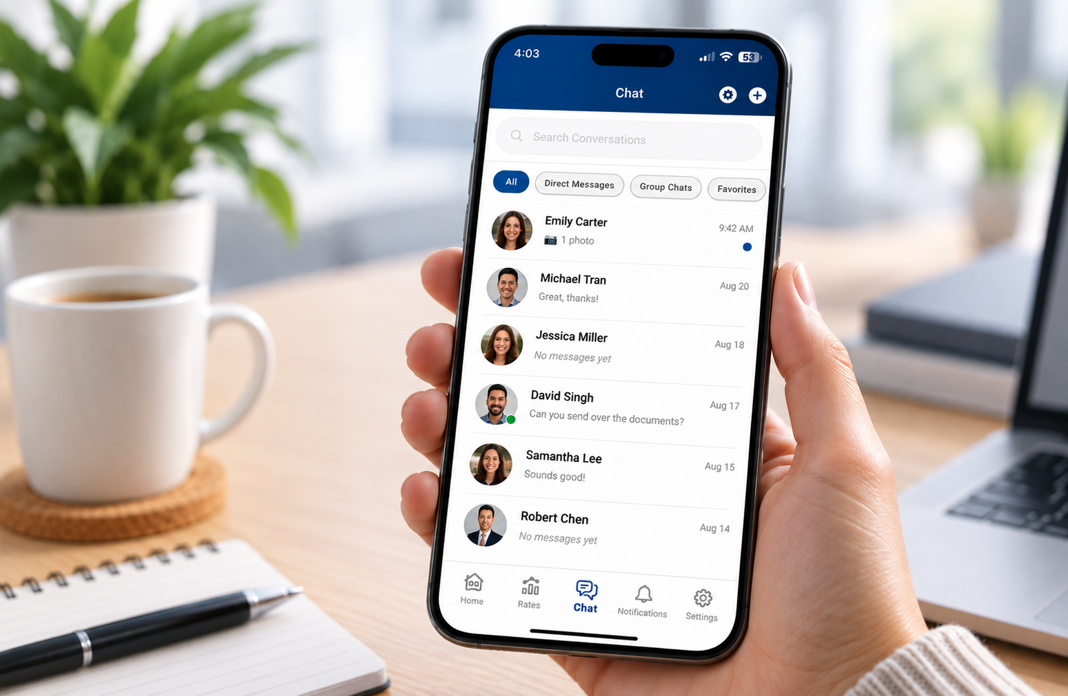 In-App Chat